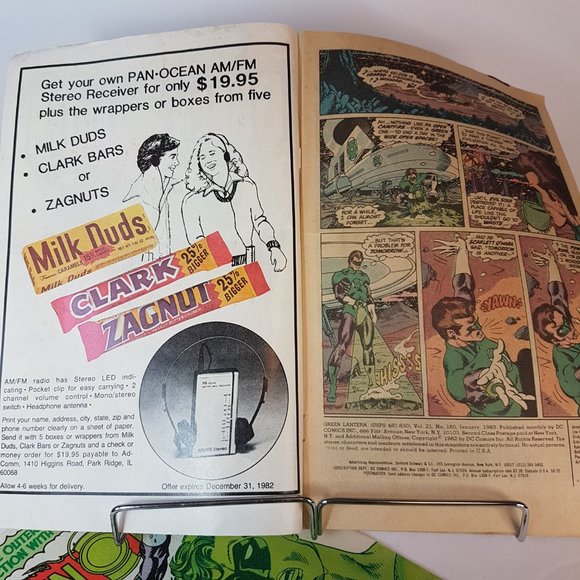Set of 2 Comic Books DC Comics Green Lantern #160 #166 (1983) Vintage Comics - Picture 13 of 16